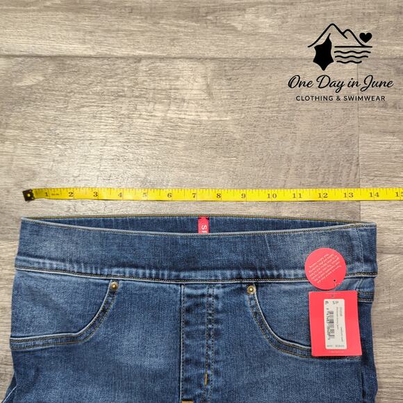 Spanx Pull On High Waist Skinny Ankle Jegging Jeans Size S - Picture 3 of 6